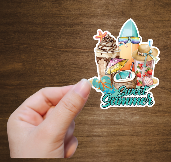 Sweet Summer Vinyl Sticker Decal