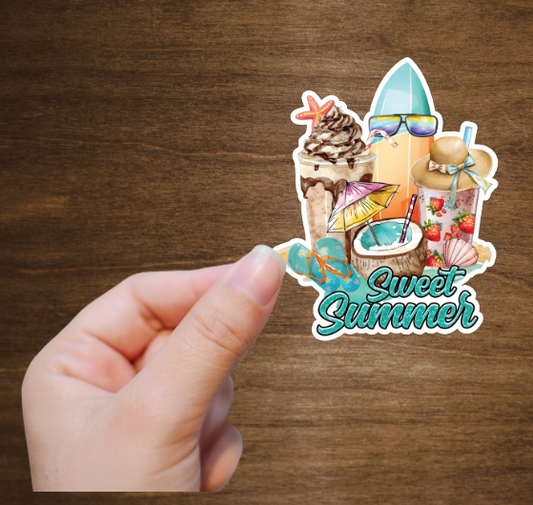 Sweet Summer Vinyl Sticker Decal