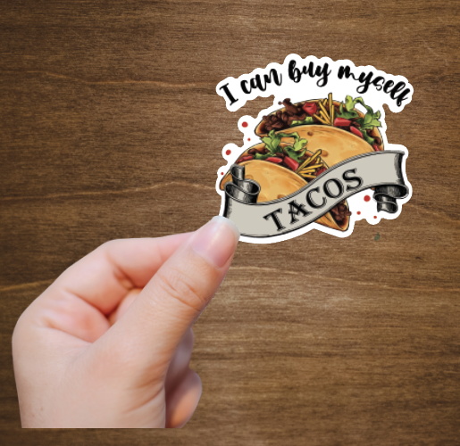 Tacos Vinyl Sticker Decal