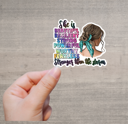 Positive Quote Vinyl Sticker Decal