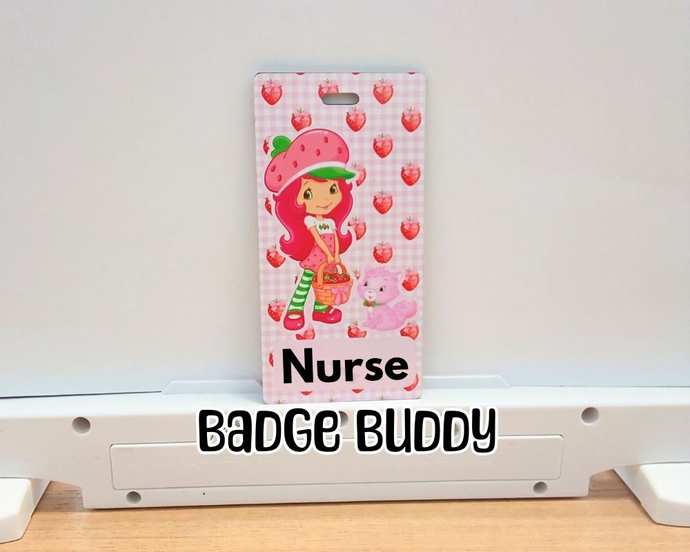 Strawberry Badge Buddy