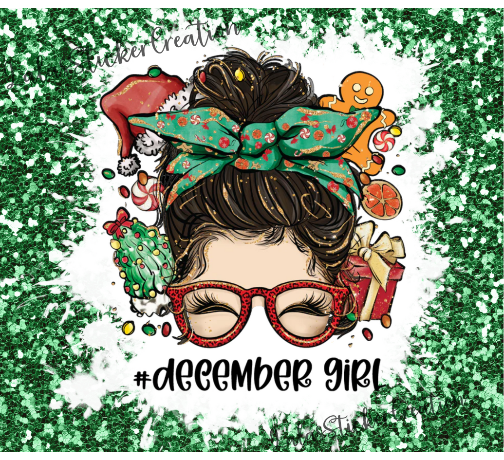 Messy Mom Bun Bundle of 9 20oz Tumbler Wrap PNG