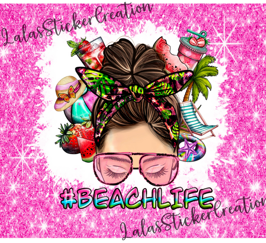 Messy Mom Bun Bundle of 9 20oz Tumbler Wrap PNG