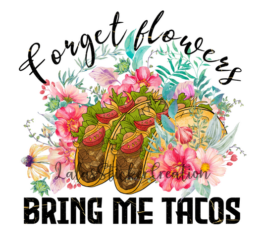 Tacos Designs Bundle of 2 20zo Tumbler Wrap PNG Digital Download