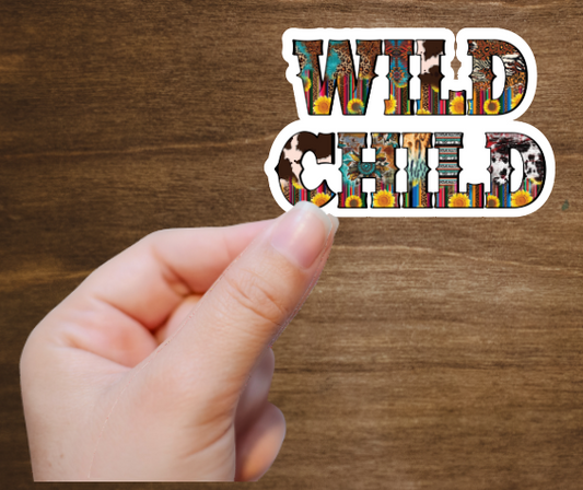 Wild Child Vinyl Sticker Decal